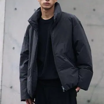 [ WYM LIDNM ] HEAT FIBER 다운 자켓 차콜