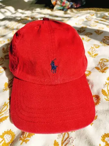 Polo 빨간색 캡 POLO 자수