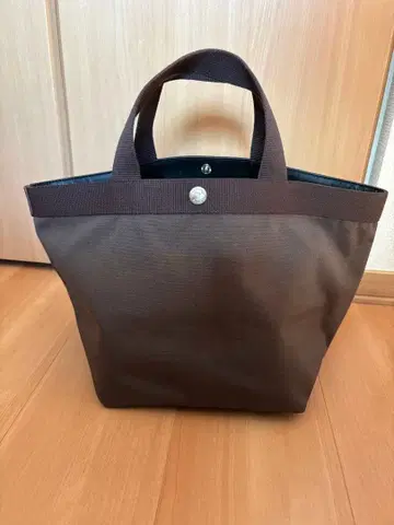 에르베샤 펠리에 707C 보트형 토트백 M 모카x모카