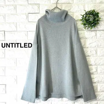 언타이틀 캐시미어 니트 새상품급 언타이틀 터틀 니트 현행 택