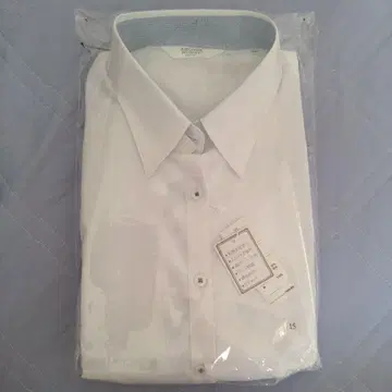 화이트 긴팔 셔츠 사이즈 15