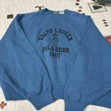 완판템 polo베어 폴로베어 오버 사이즈 플리스 크루넥