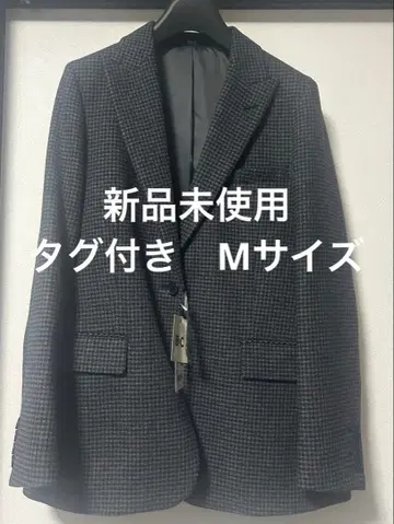 UNIQLO 그레이 체크 테일러드 자켓 M