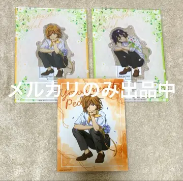 나루토 페달 테시마 아오야기 벌스데이 플라워 3 아크릴 스탠드+브로마이드