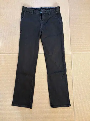 EDWIN 블랙 데님 팬츠 S 사이즈
