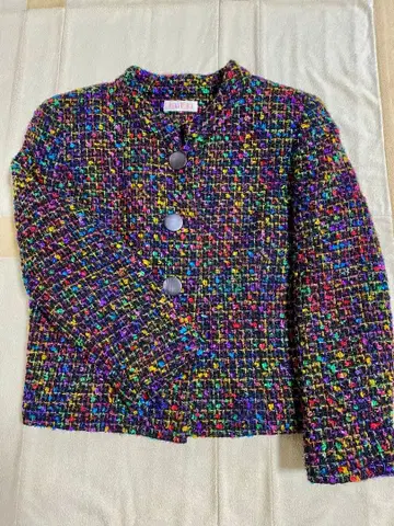 YUKITORI 노카라 자켓 멀티 컬러 약 40cm