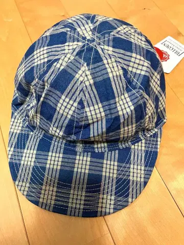 미사용 풀카운트 워크캡 체크 무늬 아메카지 빈티지 구제 의류 매니아