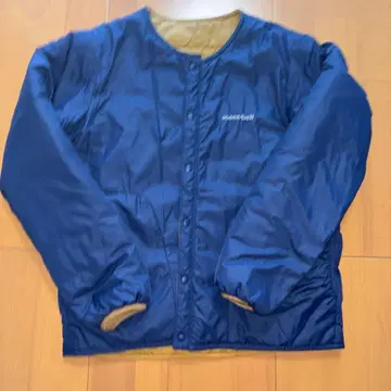 mont-bell 충전솜 코트 네이비