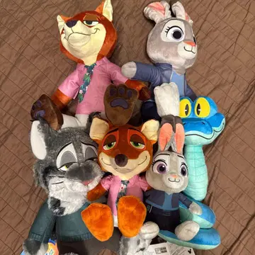 주토피아2 L 봉제 인형 닉 주디 기타 3종 [배송비 포함]