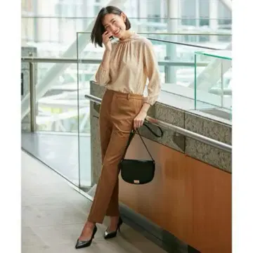 TR 갸바 센터 프레스 테이퍼드 팬츠