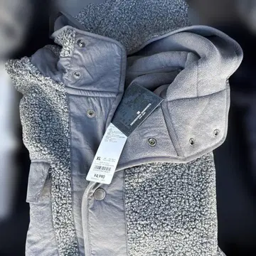 GU engineered garments 보아 플리스 그레이 새상품 XL