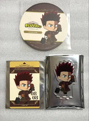 히로아카 애니카페 아크릴 스탠드 플레이트 카드 엔데버