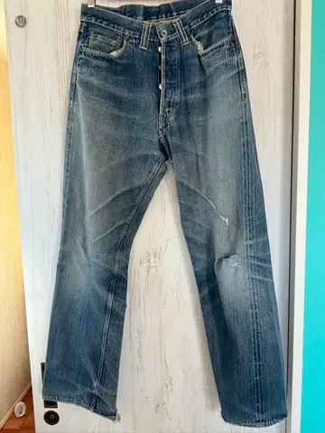 드님 DENIME 라이트 블루 스트레이트 데님