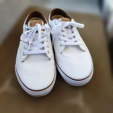 새상품급 VANS OFF THE WALL 반스 25.5cm 가죽 스니커즈