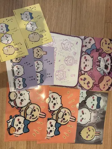 치이카와 파일 엽서 타월