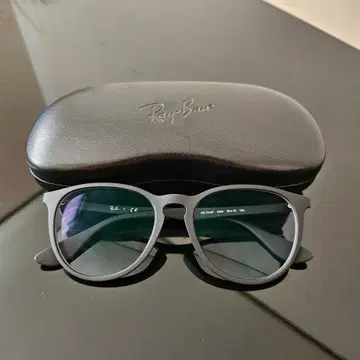 Ray-Ban 블랙 프레임 안경 케이스 포함