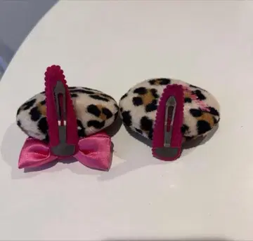 디즈니 미니 레오파드 무늬 핑