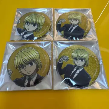 HUNTER x HUNTER 애니메이트 페어 캔 배지 크라피카 4개