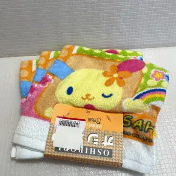 [ 헤이세이 레트로 ] 토끼꽃 물수건 타월 3개 세트 2003