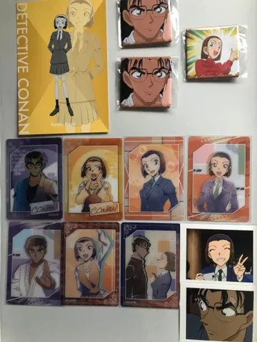 명탐정 코난 파보카 파샤코레 캔뱃지 엽서 쿄고쿠 마코토 스즈키 소노코