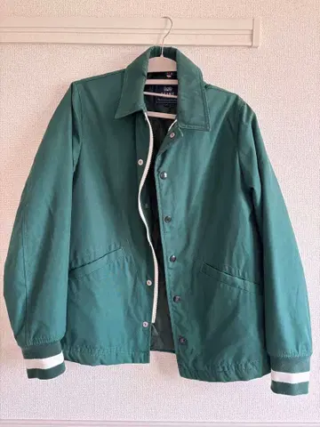 그린 버튼 개폐 자켓