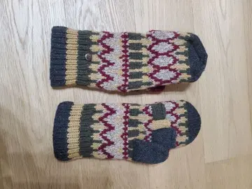 새상품 미사용 TMT 장갑 미튼 기무라 타쿠야 아메카지 네이티브 무늬