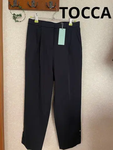 택 포함 새상품 토카 팬츠 하의 네이비 사이즈 0 정가 26,000엔