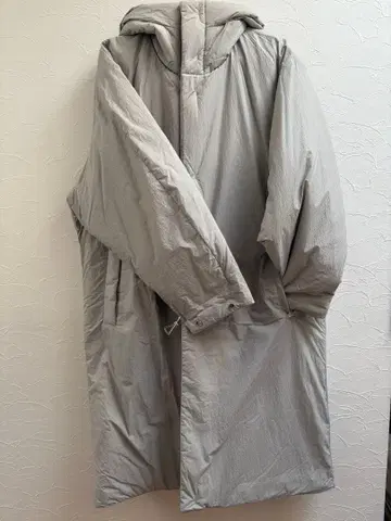 무인양품 벤치 코트 방풍 발수 솜 남성용 S 그레이 MUJI