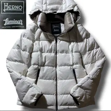 1 Herno 헬르노 라미나 후드 부착 다운 자켓 화이트 계열