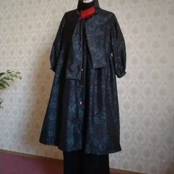 오시마 명주 리메이크 롱 코트