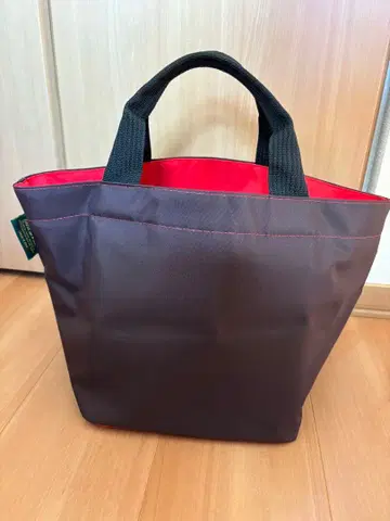 에르베샤 펠리에 보트형 토트 M 브라운/레드