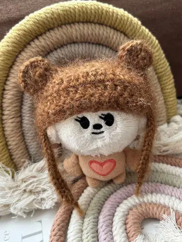 TXT 뿔바투 곰 귀 니트 모자