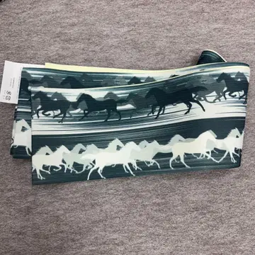 당일 발송 가능 말 실루엣 반폭 오비