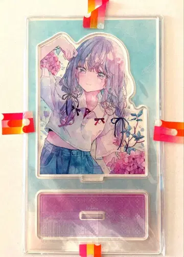 우색 듀오 아크릴 스탠드 [ 유코링 수채화전 PAINTISM ]