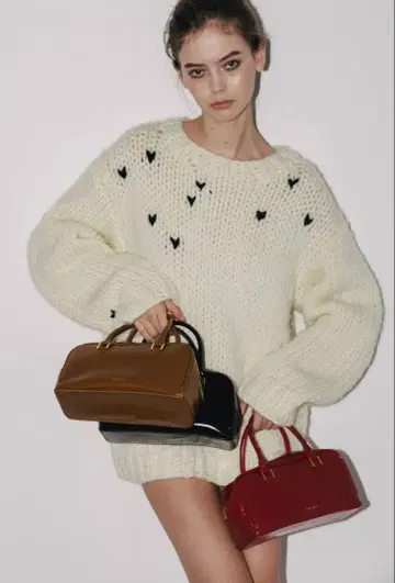 THETOE Notting-Hill Heart knit S