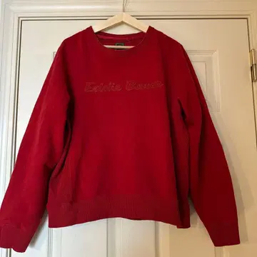 Eddie Bauer 레드 크루넥 트레이닝복