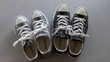 CONVERSE ALL STAR 올스타 그레이 블랙 2족 세트