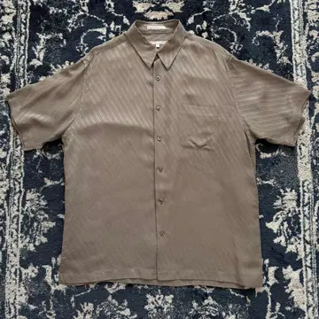 구제 의류 PERRY ELLIS 반팔 실크 셔츠