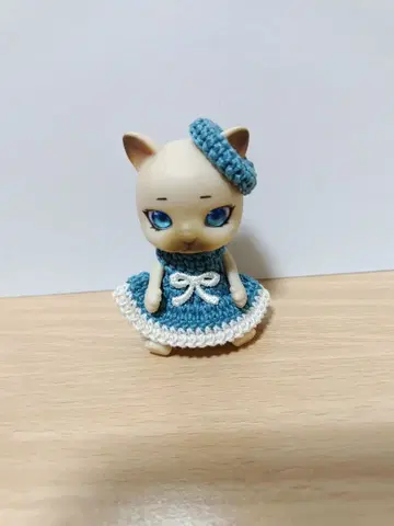 캡슐 인형 고양이 샴 커스텀