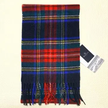 아쿠아 스큐텀 Aquascutum 캐시미어 100% 머플러 미사용품