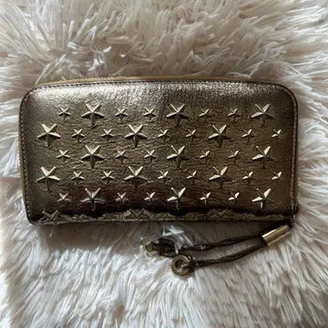 [JIMMY CHOO] 골드 장지갑