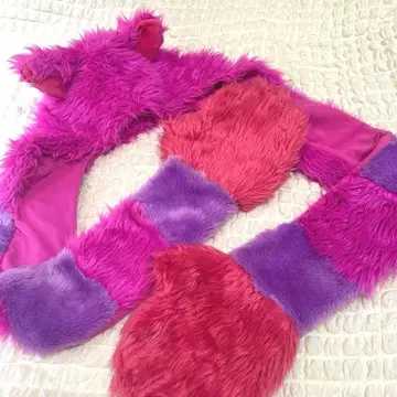 디즈니 체셔 고양이 팬캡 머플러캡