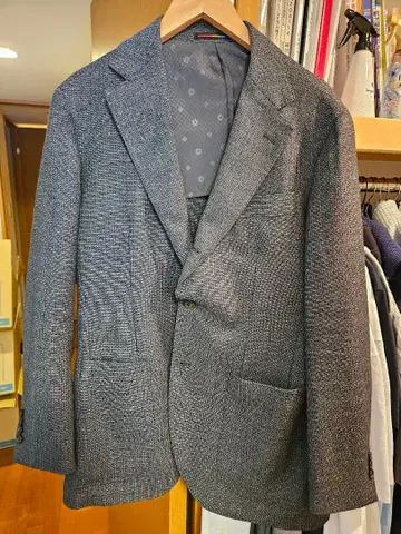 오리히카 레다제 그레이 울 혼방 테일러드 자켓