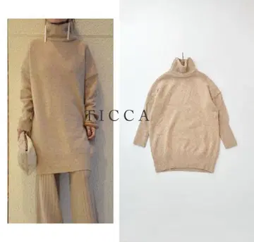 TICCA 티카 터틀넥 롱 니트