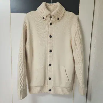 테이진 TEIJIN MEN'S SHOP 아이보리 니트 가디건 L