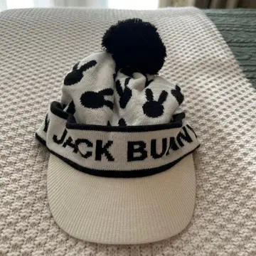 Jack Bunny 토끼 패턴 니트 모자