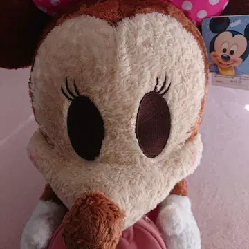 미니 마우스 봉제 인형 하트 백 포함 약 30cm