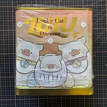 Lucky Cat & Daruma luluthepiggy 룰루돼지