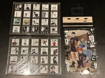 하이큐 점프 GIGA 응모자 전원 서비스 아크릴 스탠드 타일