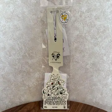 PEANUTS 75th 스누피 소가죽 러기지 택